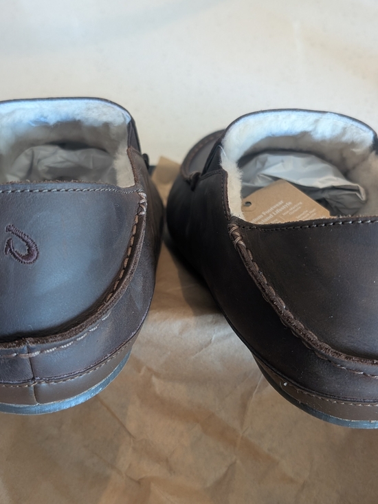 Molo Slipper Men\'s Leather Slip-On in Dark Brown main image 8